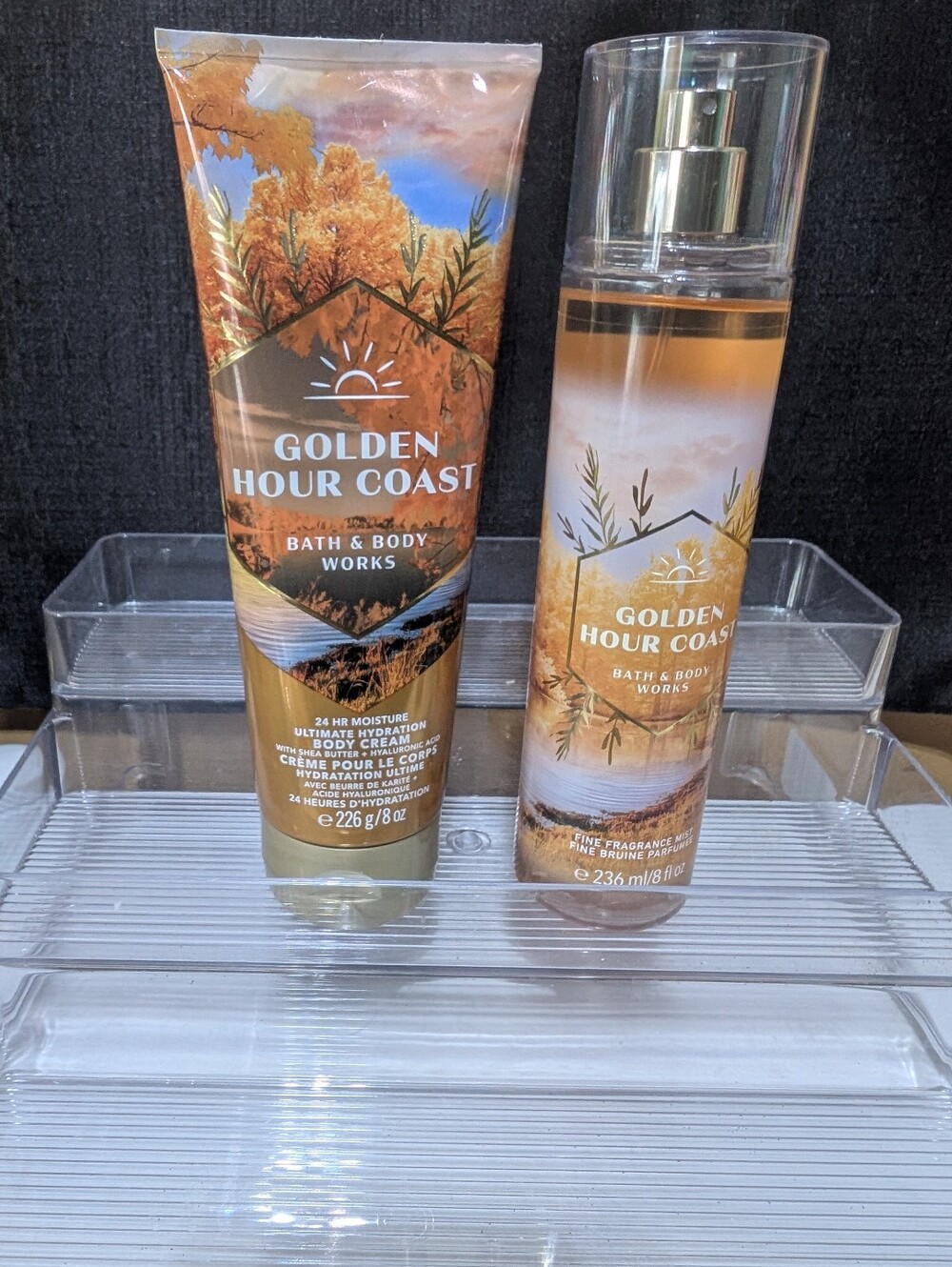 New Bath & Body Works Golden Hour Coast Body Cream Set